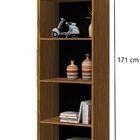 Conjunto 3 Armários Organizador Office Escritório Preto Com F