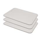 Conjunto 3 Bandejas Plásticas Self-service Refeição 48 X 32,5