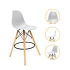 Conjunto 3 Banquetas Altas Para Bar Cozinha Charles Eames Eif