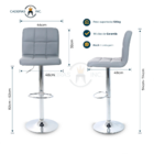 Conjunto 3 Banquetas Altas Para Cozinha Balcão Bancada Bistrô