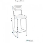 Conjunto 3 Banquetas Bistrô Unimóvel Preto