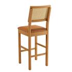 Conjunto 3 Banquetas Jade 03 Madeira Maciça Jcm Encosto Ratta