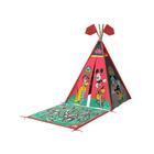 Conjunto 3 Cabana Tenda Infantil Bayern Verde E Rosa Menino M