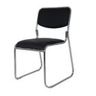 Conjunto 3 Cadeiras Dakkar Preta Para Mesa De Jantar Escritór