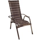 Conjunto 3 Cadeiras De Área Em Junco Capuccino Fortmix