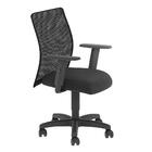 Conjunto 3 Cadeiras Executivas Class New Giratória Six Preta