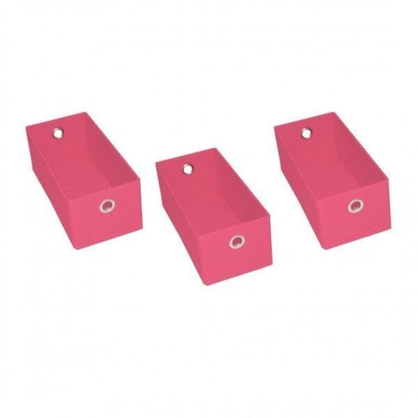 Conjunto 3 Caixas Organizadoras 12,5cmx15cm Acasa Móveis