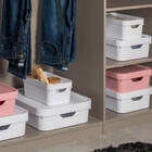 Conjunto 3 Caixas Organizadoras Multiuso Cesto Brinquedos Com