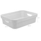 Conjunto 3 Caixas Organizadoras Multiuso Cesto Brinquedos Com