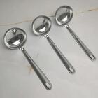 Conjunto 3 Concha De Inox Para Sopa Feijão Ou Molho Utensílio