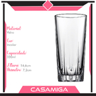 Conjunto 3 Copos Alto 330ml Ayla Class Home