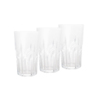 Conjunto 3 Copos De Vidro Alto Ester 295ml