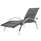 Conjunto 3 Espreguiçadeira Em Aluminio E Fibra Sintetica Recl