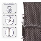 Conjunto 3 Espreguiçadeira Em Aluminio E Fibra Sintetica Recl