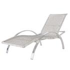 Conjunto 3 Espreguiçadeira Em Aluminio Ipanema E 3 Mesa De Ce