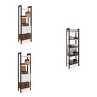 Conjunto 3 Estantes Para Livros 4 Gavetas Biblioteca Az Premi