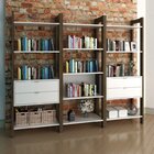 Conjunto 3 Estantes Para Livros 4 Gavetas Biblioteca Az Premi