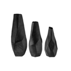 Conjunto 3 Garrafas Vasos Decorativos Enfeite Listradas