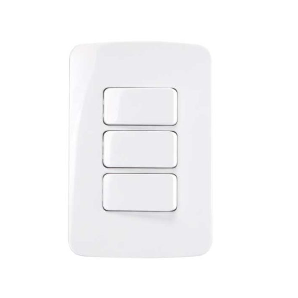 Conjunto 3 Interruptor Paralelo 10a 4x2 B3 Margirius