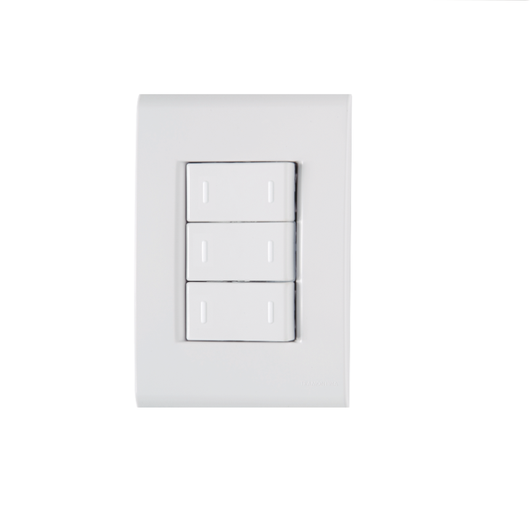 Conjunto 3 Interruptor Paralelo 10a 4x2 Tramontina Liz
