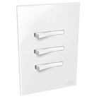 Conjunto 3 Interruptores Paralelos - Jnx Legacy C - Branco Lb