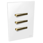 Conjunto 3 Interruptores Paralelos - Jnx Legacy R - Branco E
