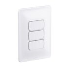 Conjunto 3 Interruptores Paralelos - Pial Zeffia - 680107