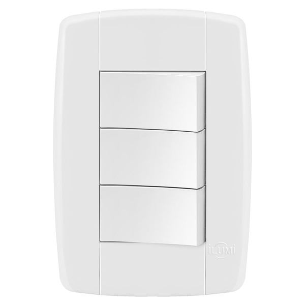 Conjunto 3 Interruptores Simples - Ilumi Lev - 8719