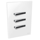 Conjunto 3 Interruptores Simples - Jnx Legacy R - Branco E Cr