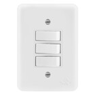 Conjunto 3 Interruptores Simples - Perlex Pumalux - 2383