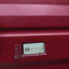 Conjunto 3 Malas Viagem Rígida Vinho C/ Rodas Duplas 360º P,