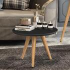 Conjunto 3 Mesas Apoio Lateral Centro Pés Palito Conico Inver