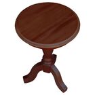 Conjunto 3 Mesas De Apoio Lateral Redonda Madeira Maciça Jovi