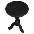 Conjunto 3 Mesas De Apoio Lateral Redonda Madeira Maciça Jovi