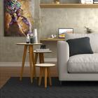 Conjunto 3 Mesas Laterais Pés Palito Em Madeira 4305 Sala Off