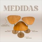 Conjunto 3 Mesas Lateral Orgânica Up 60 X 52 X 44 Cm Altura C