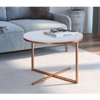 Conjunto 3 Mesas Redondas Volpi Industrial Artesano