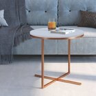 Conjunto 3 Mesas Redondas Volpi Industrial Artesano