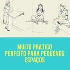 Conjunto 3 Nichos E 1 Mesa Dobrável De Parede Vidame Kitcubos