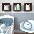 Conjunto 3 Nichos Para Quarto Infantil  Ameixa Negra