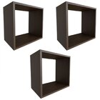 Conjunto 3 Nichos Para Quarto Infantil  Ameixa Negra