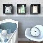 Conjunto 3 Nichos Para Quarto Infantil  Preto
