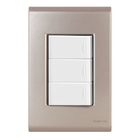 Conjunto 3 Paralelos - Tramontina Liz Ouro Velho / Branco - T