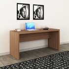 Conjunto 3 Peças Com 1 Mesa Para Escritório 1 Estante 1 Gavet