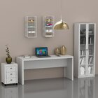 Conjunto 3 Peças Com Escrivaninha, Armário E Gaveteiro Espres