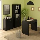 Conjunto 3 Peças Com Escrivaninha Com Gaveta, Armário Multius