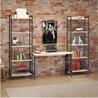 Conjunto 3 Peças Com Escrivaninha E 2 Estantes Industriais Ac