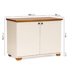 Conjunto 3 Peças Com Escrivaninha, Estante E Armário Ananda C