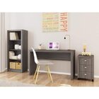 Conjunto 3 Peças Com Escrivaninha, Gaveteiro E Estante Espres