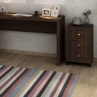 Conjunto 3 Peças Com Escrivaninha, Gaveteiro E Estante Espres